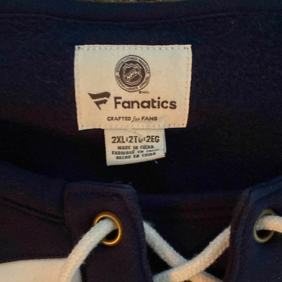 NHL Columbus hockey Jersey lace up Sz 2xL - Picture 3 of 4